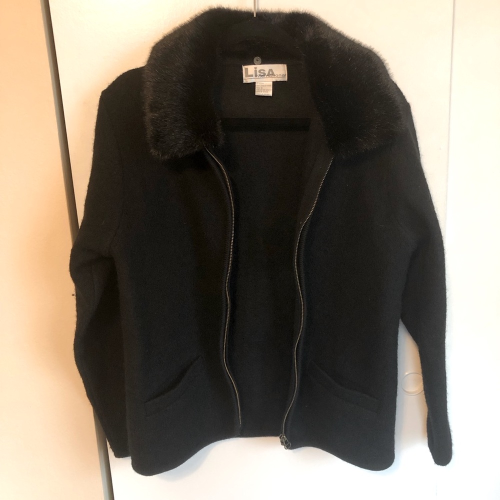 Women’s Boiled Wool Jacket Sz S